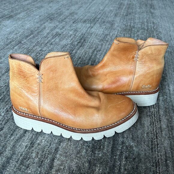 Bed Stu Lydyi Rustic Tan Ankle Boots - Picture 11 of 15
